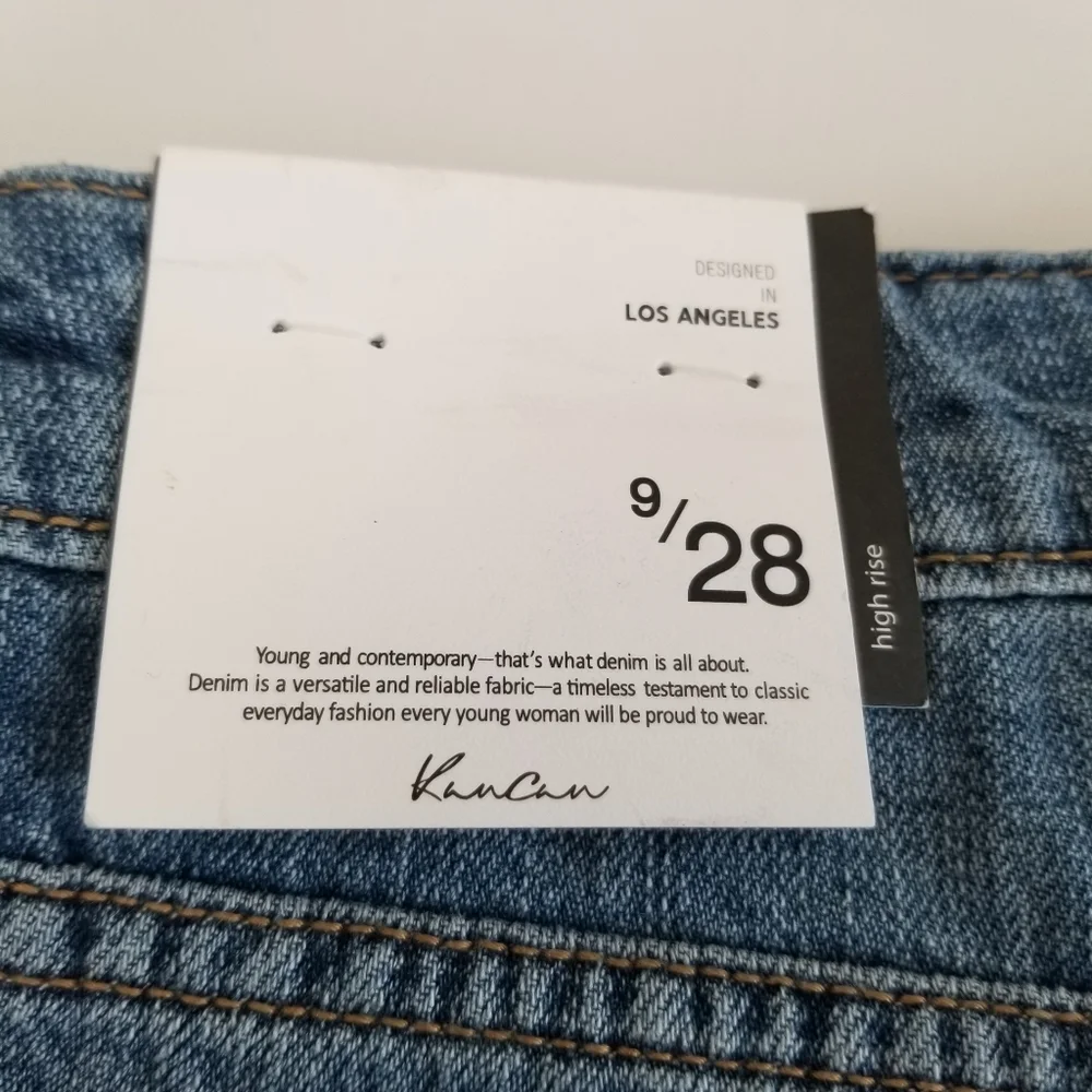 KanCan High Rise Denim Shorts 9/28 NWT - Picture 7 of 7